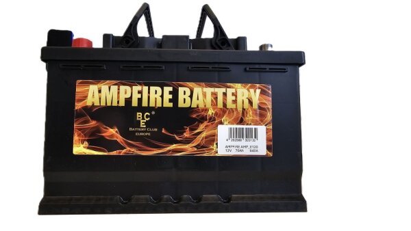 AMPFIRE E12 Starterbatterie 12V 70 AH 640A