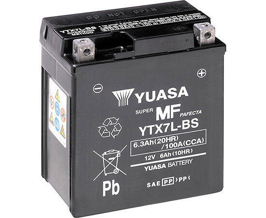 YUASA YTX7L Motorradbatterie  (EN)  12V 6Ah 100A